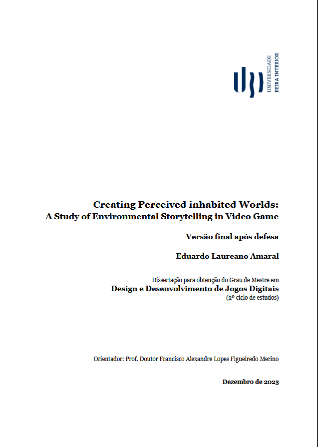 Creating Perceived inhabited Worlds: A Study of Environmental Storytelling in Video Game