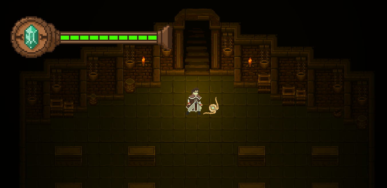 Echoes of Lumina gameplay showing dungeon exploration